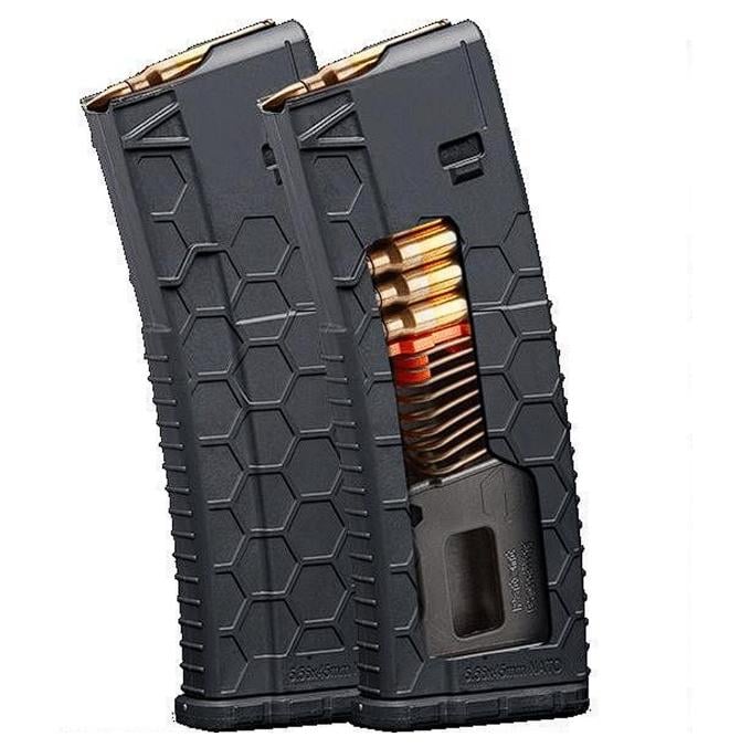 Hexmag AR-15 Magazine 223/5.56 NATO 10 Rd. 30 Rd. Body BLK 223 Remington / 5.56 NATO / 300 Blackout